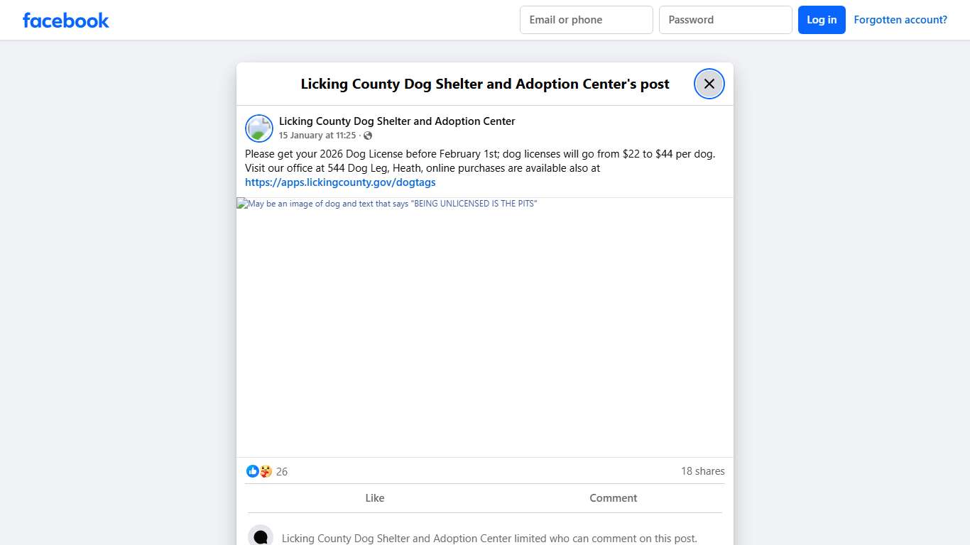 Please... - Licking County Dog Shelter and Adoption Center Facebook